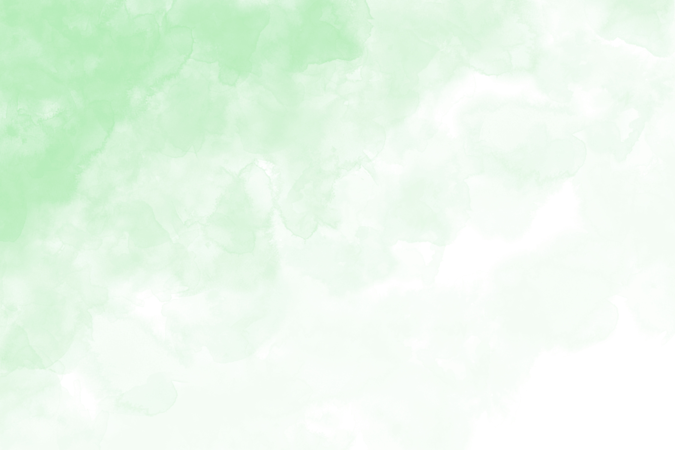 green and white watercolor background